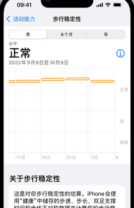 平湖iPhone手机维修如何在iPhone开启'步行稳定性通知'