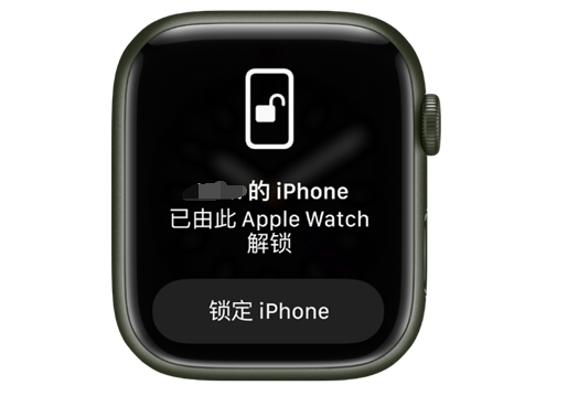 平湖苹果手机维修分享用 AppleWatch 解锁配备面容 ID 的 iPhone方法 